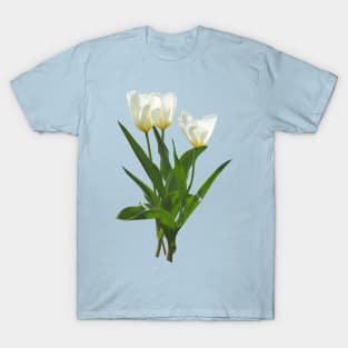 Backlet White Tulips T-Shirt